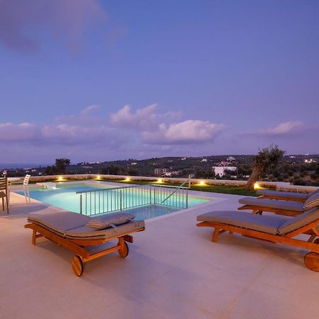 Apartment Tilio - New Apartment With Private Pool 1400M From The Beach Rethymno Exteriér fotografie