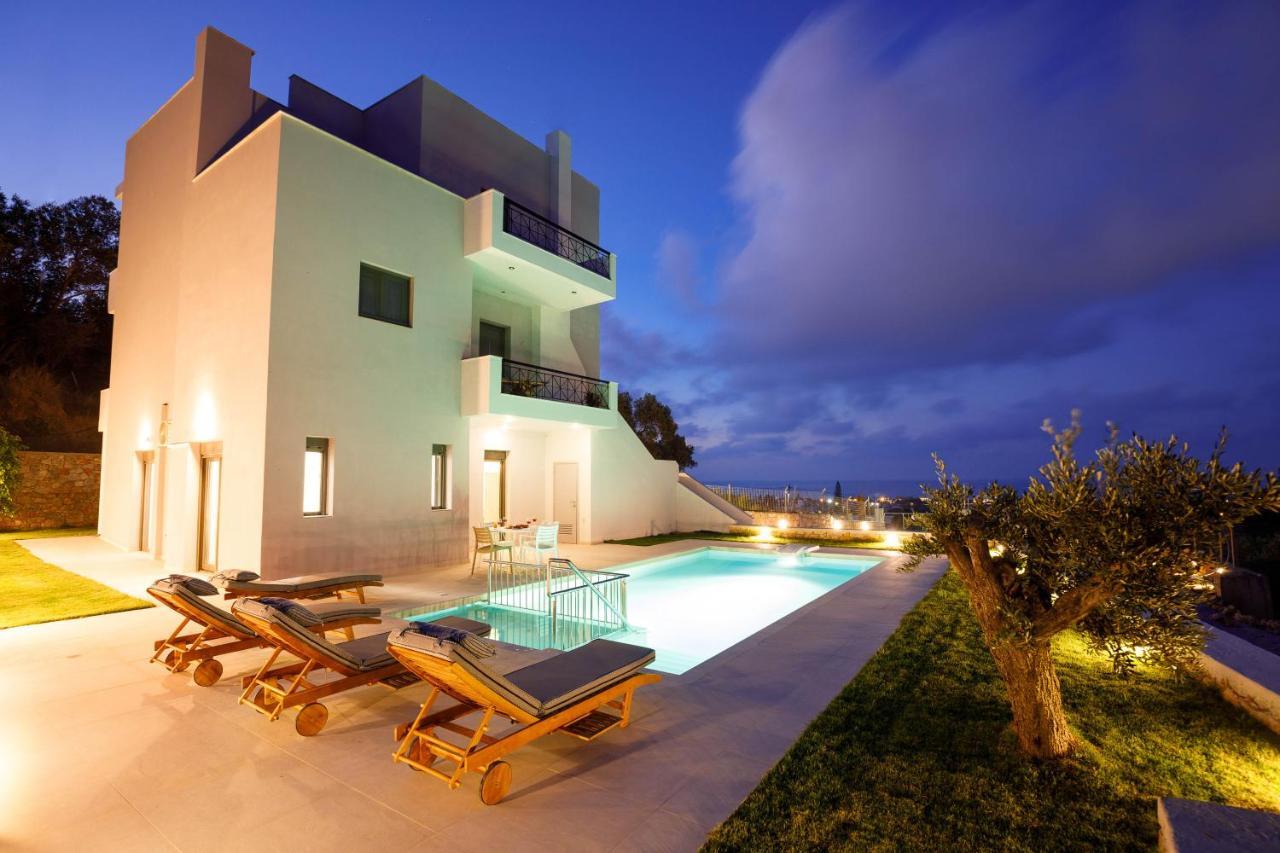 Apartment Tilio - New Apartment With Private Pool 1400M From The Beach Rethymno Exteriér fotografie