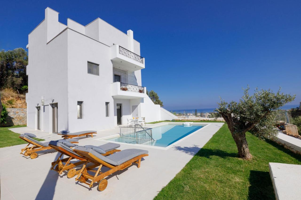Apartment Tilio - New Apartment With Private Pool 1400M From The Beach Rethymno Exteriér fotografie